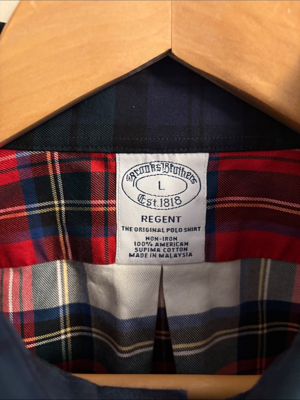 Brooks Brothers Multicolor Plaid Patchwork Button-Down Shirt - Picture 2 of 11